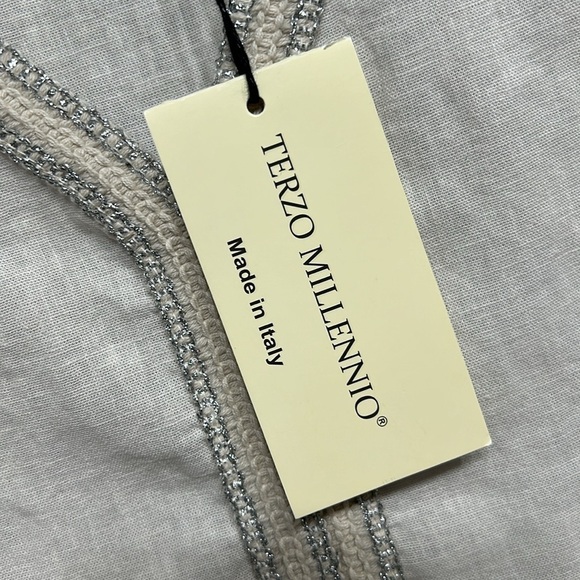 Terzo Millennio made Italy Linen Dress size M - Picture 2 of 6